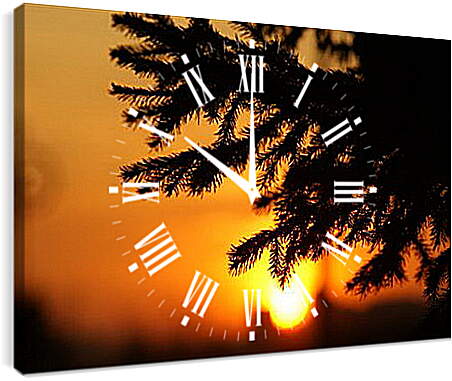 Часы картина - Zakat - Закат