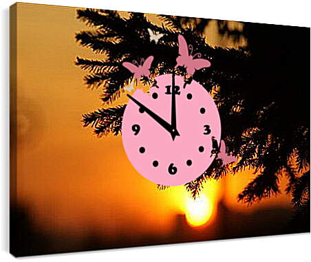 Часы картина - Zakat - Закат