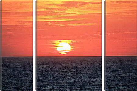 Модульная картина - Sunset In Indian Ocean - Закат в Индийском Океане