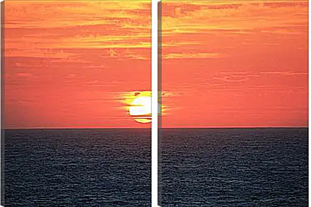 Модульная картина - Sunset In Indian Ocean - Закат в Индийском Океане