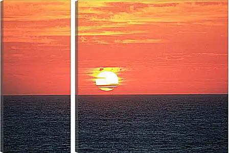 Модульная картина - Sunset In Indian Ocean - Закат в Индийском Океане