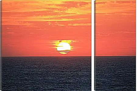 Модульная картина - Sunset In Indian Ocean - Закат в Индийском Океане