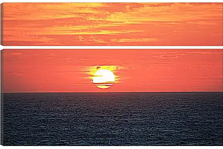 Модульная картина - Sunset In Indian Ocean - Закат в Индийском Океане