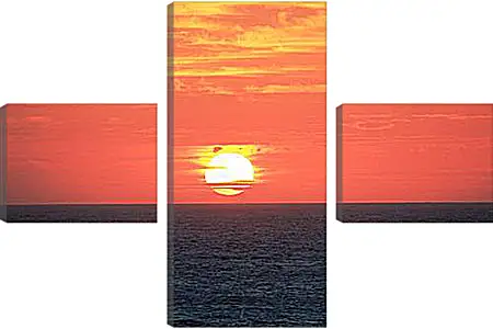 Модульная картина - Sunset In Indian Ocean - Закат в Индийском Океане