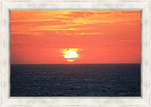 Картина в раме - Sunset In Indian Ocean - Закат в Индийском Океане