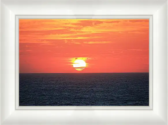 Картина в раме - Sunset In Indian Ocean - Закат в Индийском Океане