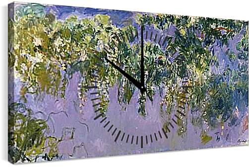 Часы картина - вистериа. Клод Моне