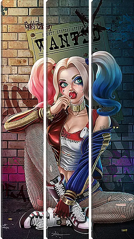 Модульная картина - Харли Квинн (Harley Quinn)