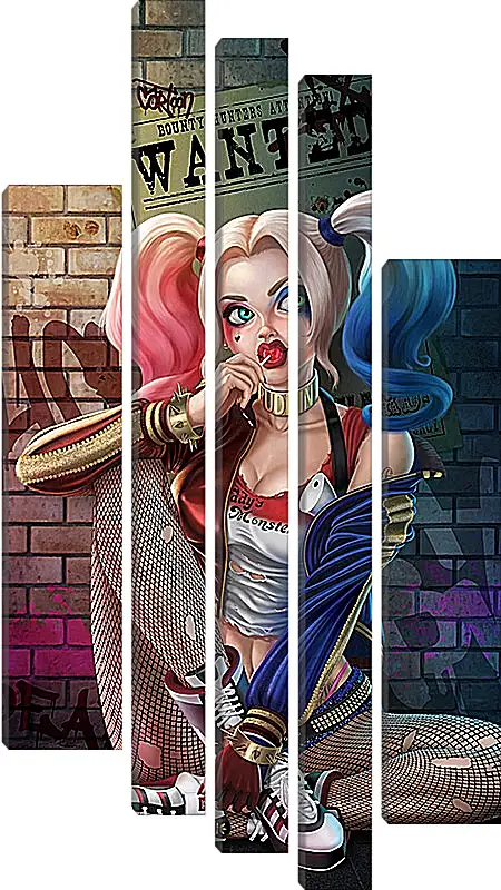 Модульная картина - Харли Квинн (Harley Quinn)