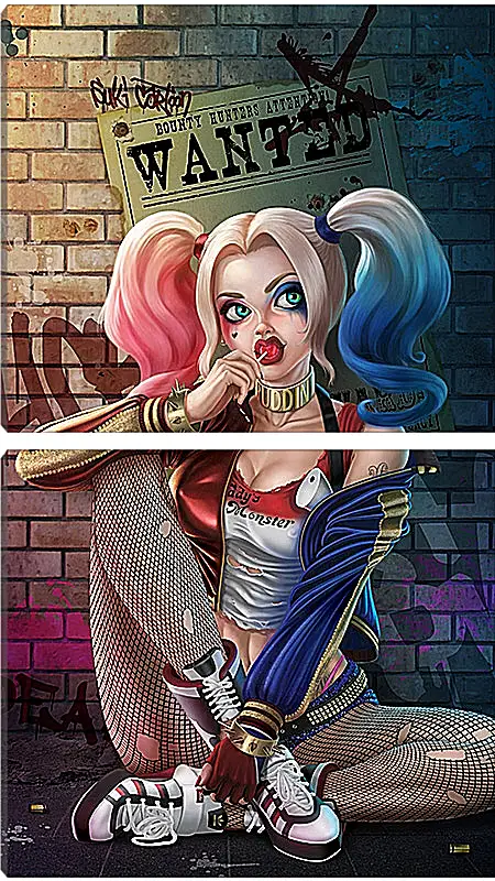 Модульная картина - Харли Квинн (Harley Quinn)