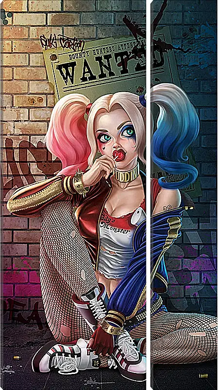 Модульная картина - Харли Квинн (Harley Quinn)