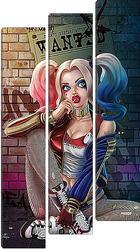 Модульная картина - Харли Квинн (Harley Quinn)