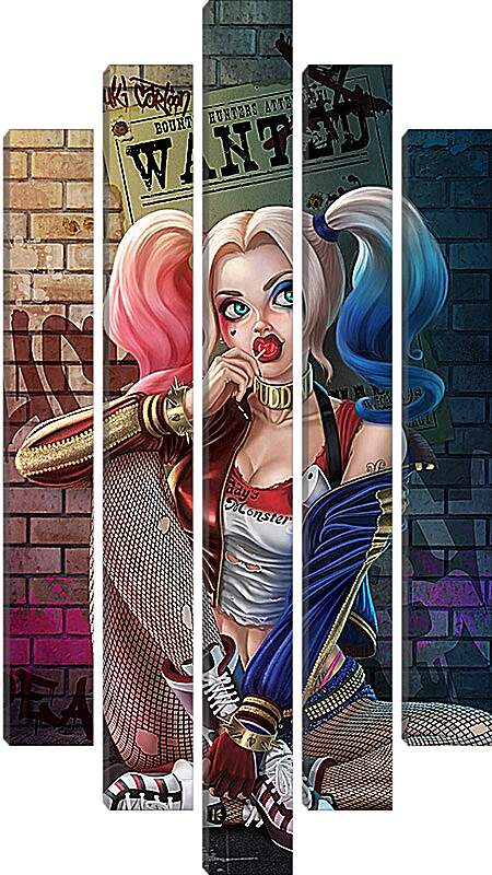 Модульная картина - Харли Квинн (Harley Quinn)