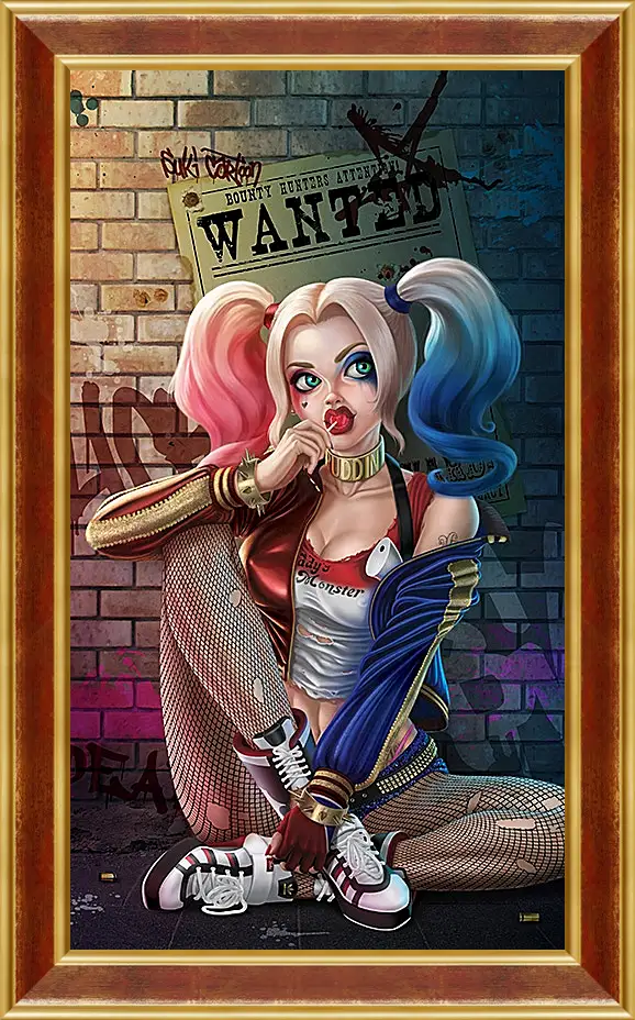 Картина в раме - Харли Квинн (Harley Quinn)