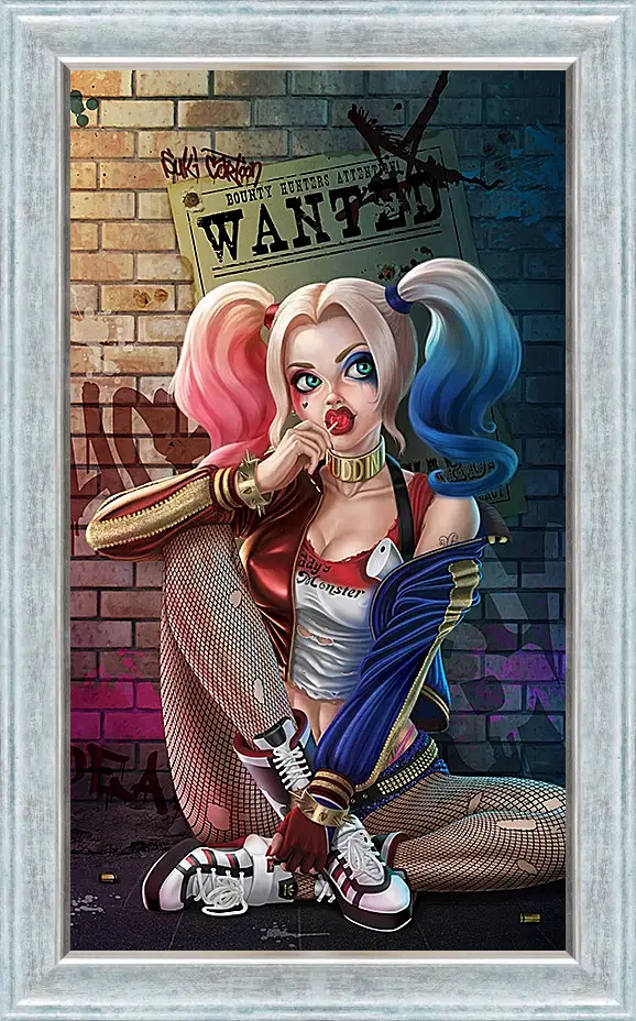 Картина в раме - Харли Квинн (Harley Quinn)