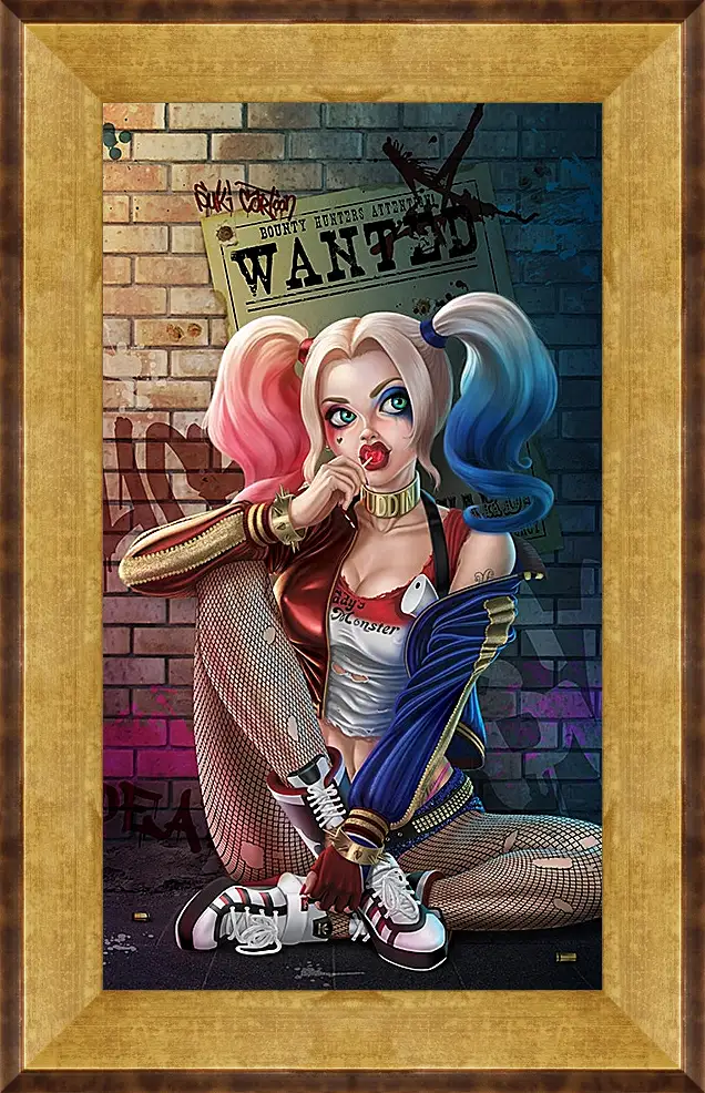 Картина в раме - Харли Квинн (Harley Quinn)