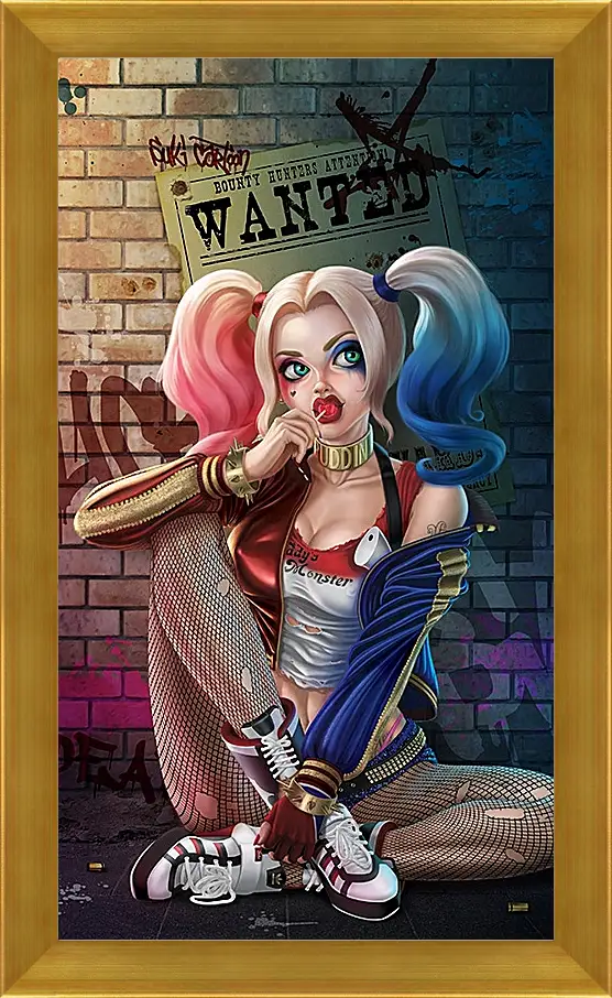 Картина в раме - Харли Квинн (Harley Quinn)