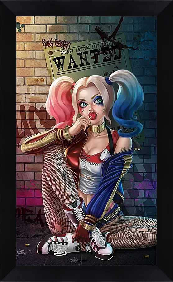 Картина в раме - Харли Квинн (Harley Quinn)