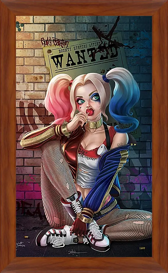 Картина в раме - Харли Квинн (Harley Quinn)