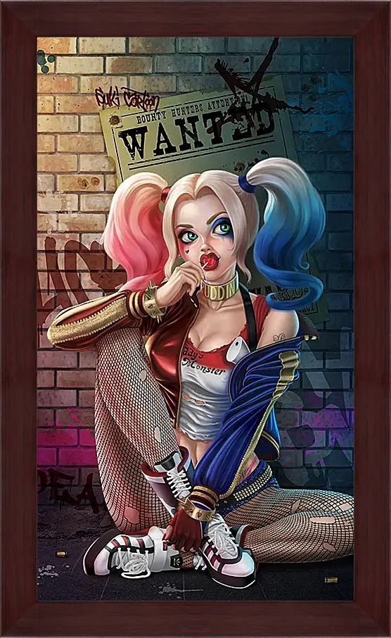 Картина в раме - Харли Квинн (Harley Quinn)