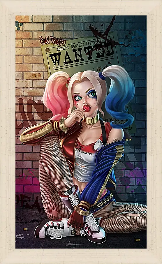 Картина в раме - Харли Квинн (Harley Quinn)