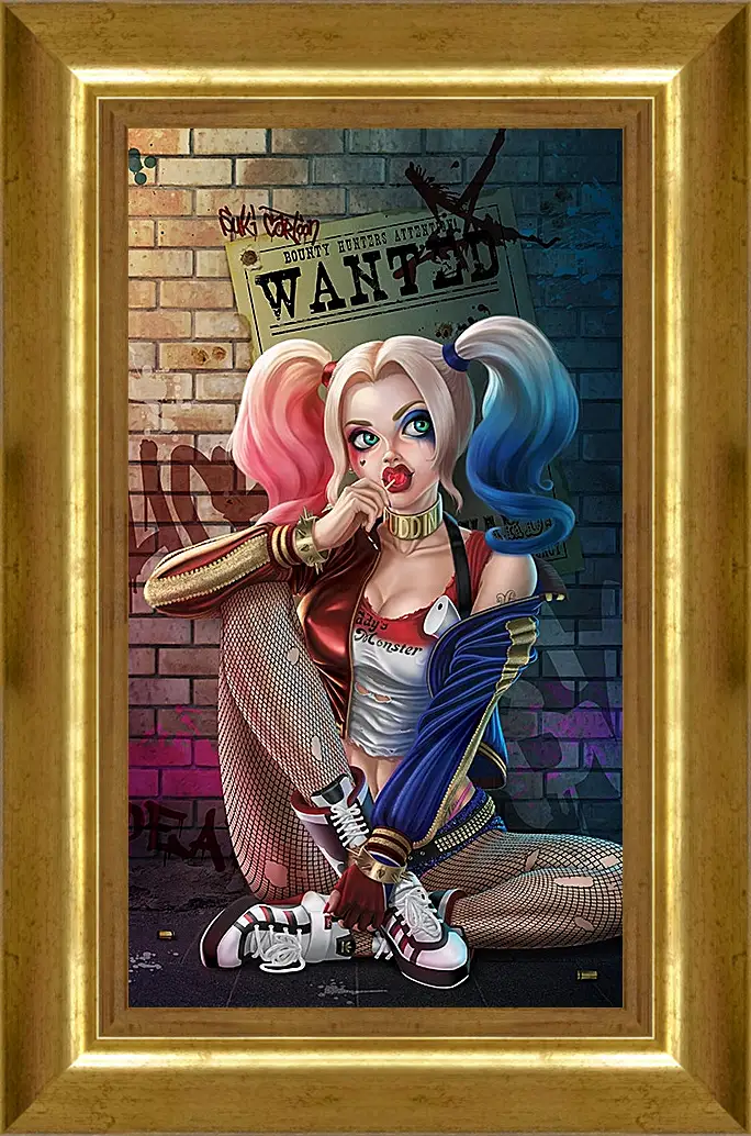 Картина в раме - Харли Квинн (Harley Quinn)