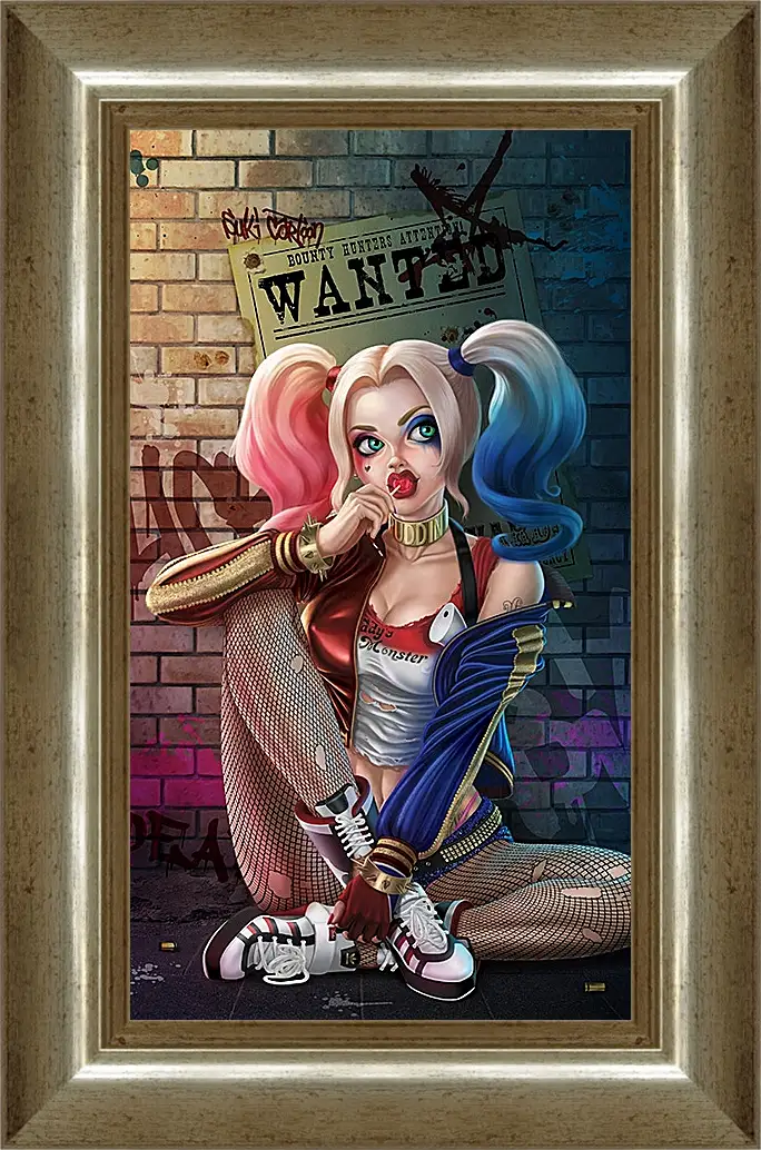 Картина в раме - Харли Квинн (Harley Quinn)