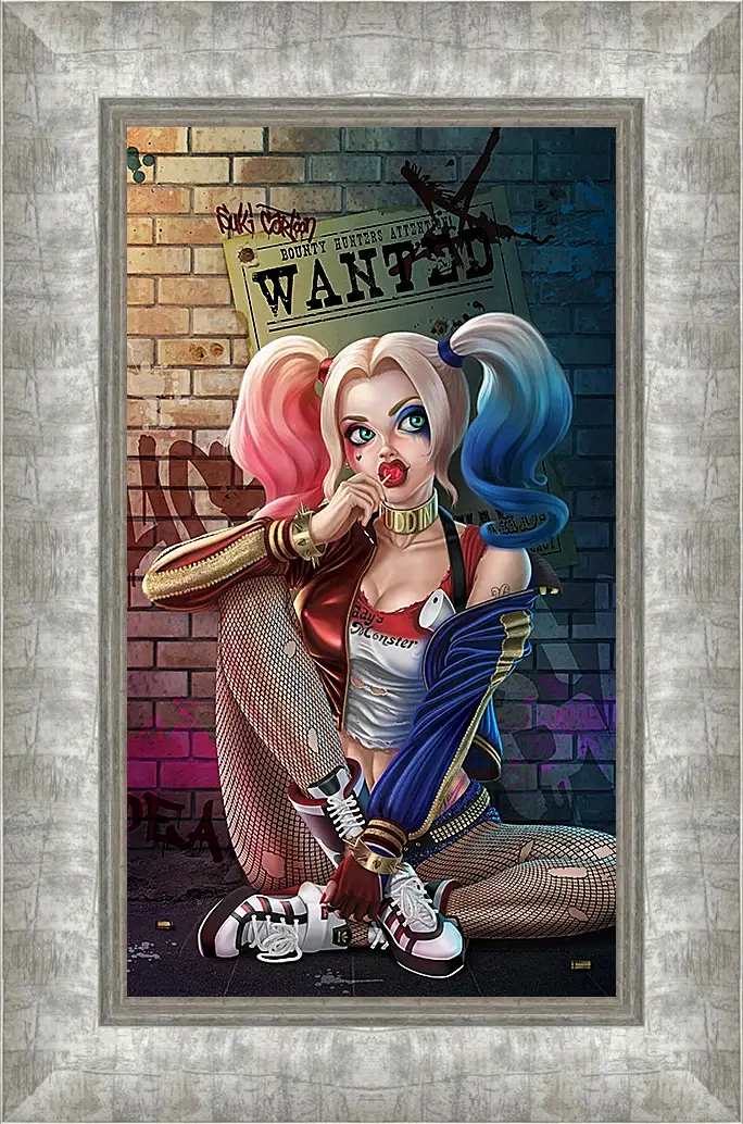 Картина в раме - Харли Квинн (Harley Quinn)