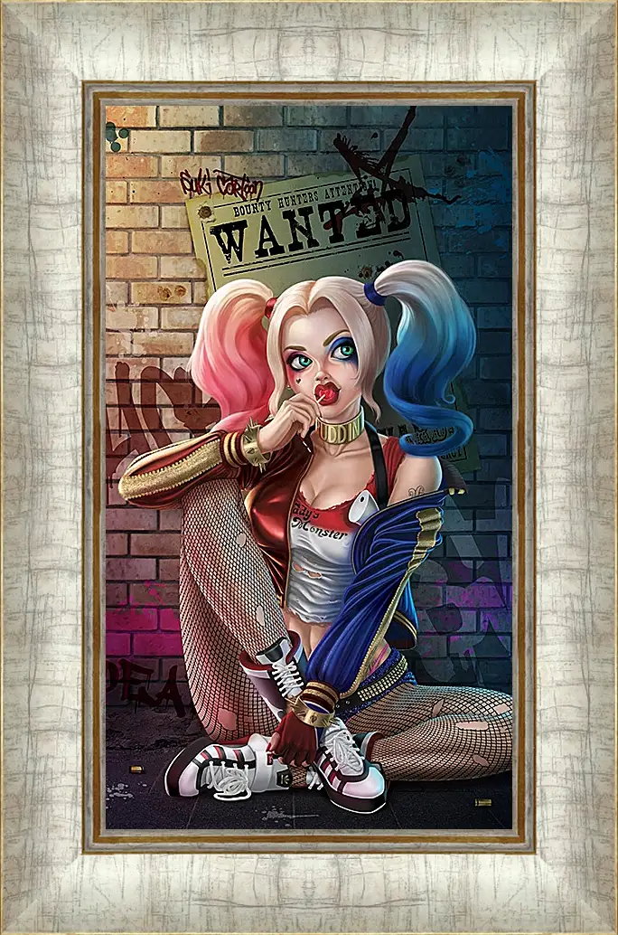 Картина в раме - Харли Квинн (Harley Quinn)