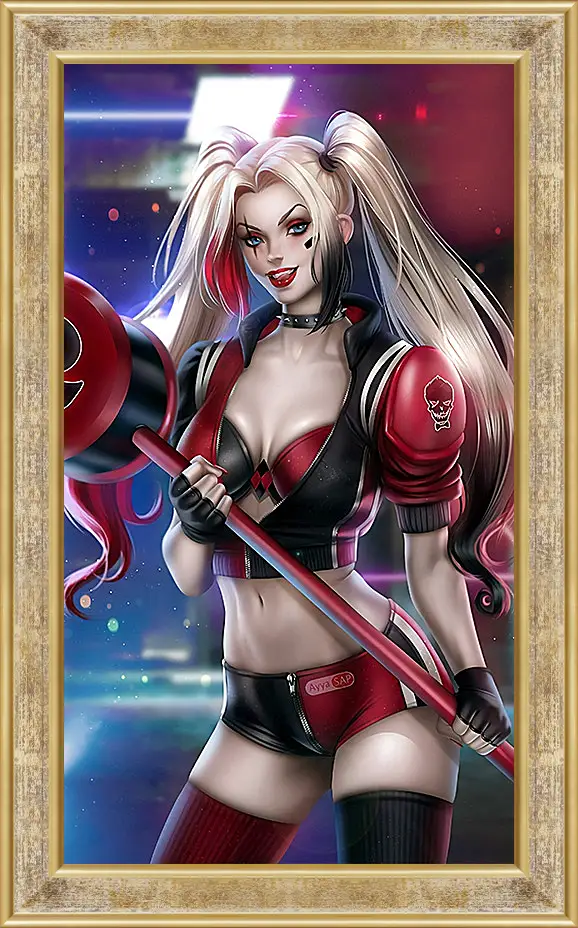 Картина в раме - Харли Квинн (Harley Quinn)