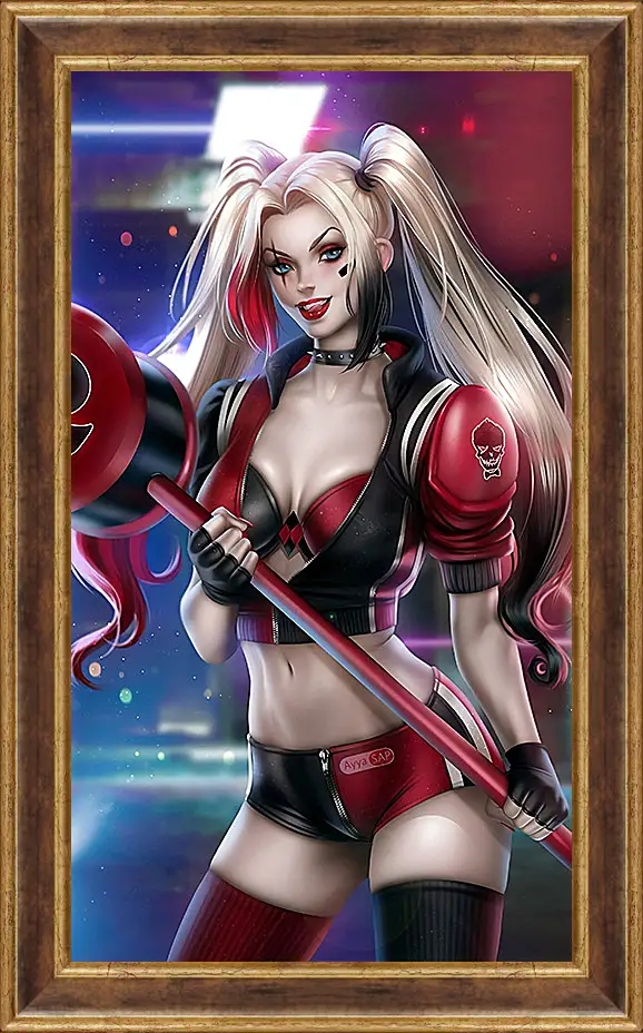 Картина в раме - Харли Квинн (Harley Quinn)