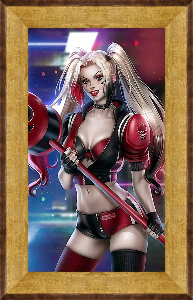 Картина в раме - Харли Квинн (Harley Quinn)