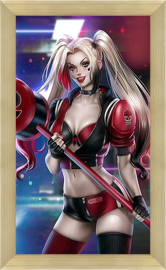 Картина в раме - Харли Квинн (Harley Quinn)