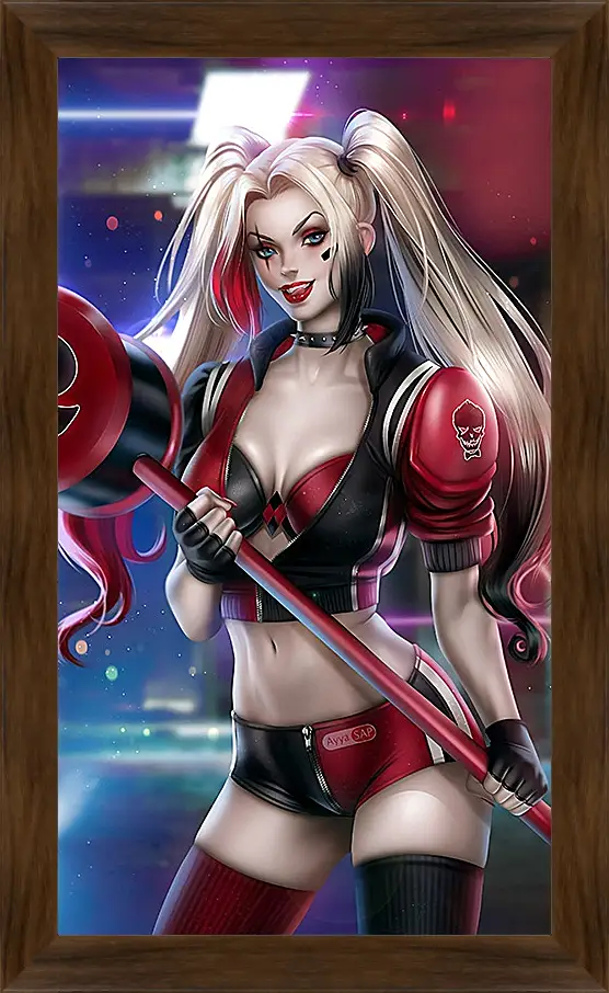 Картина в раме - Харли Квинн (Harley Quinn)