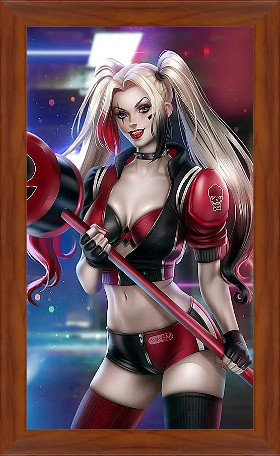 Картина в раме - Харли Квинн (Harley Quinn)