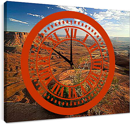 Часы картина - canyon - Каньон
