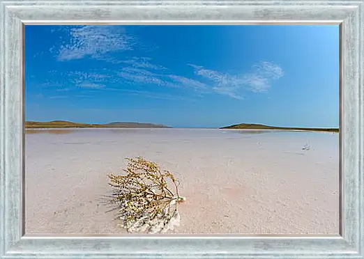 Картина в раме - lake Koyashskoe - Озеро Кояшское
