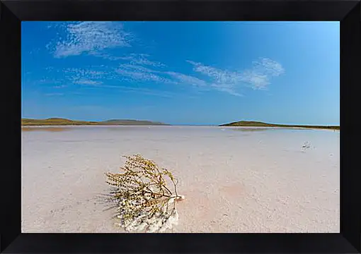 Картина в раме - lake Koyashskoe - Озеро Кояшское
