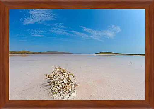 Картина в раме - lake Koyashskoe - Озеро Кояшское
