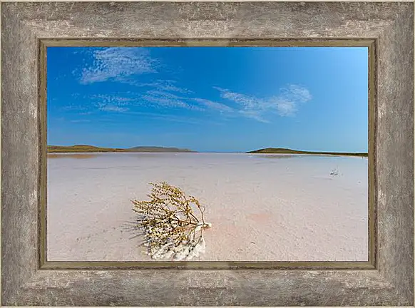 Картина в раме - lake Koyashskoe - Озеро Кояшское
