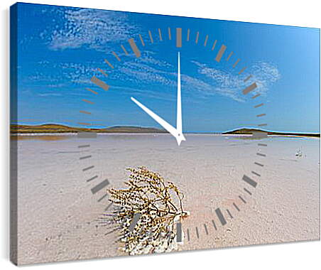 Часы картина - lake Koyashskoe - Озеро Кояшское
