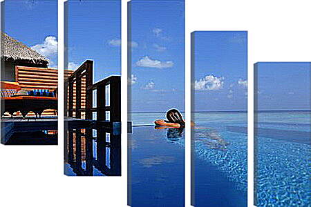 Модульная картина - Maldives - Мальдивы
