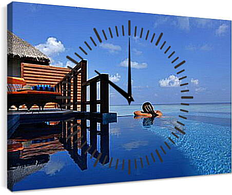 Часы картина - Maldives - Мальдивы
