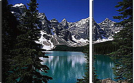 Модульная картина - Озера Канады
