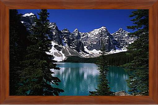 Картина в раме - Озера Канады