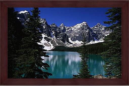 Картина в раме - Озера Канады