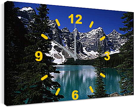 Часы картина - Озера Канады