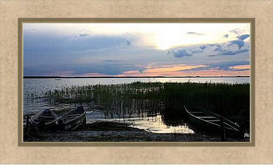 Картина в раме - Озеро Свитязь
