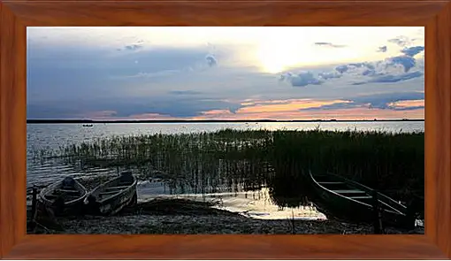 Картина в раме - Озеро Свитязь