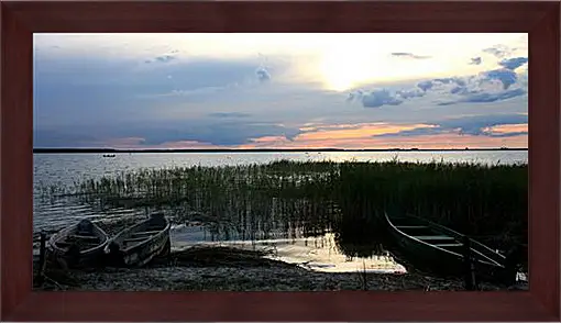 Картина в раме - Озеро Свитязь